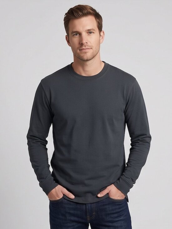 Fersten Other - Fersten Heavyweight Ringspun Combed Cotton Long Sleeve T-shirt